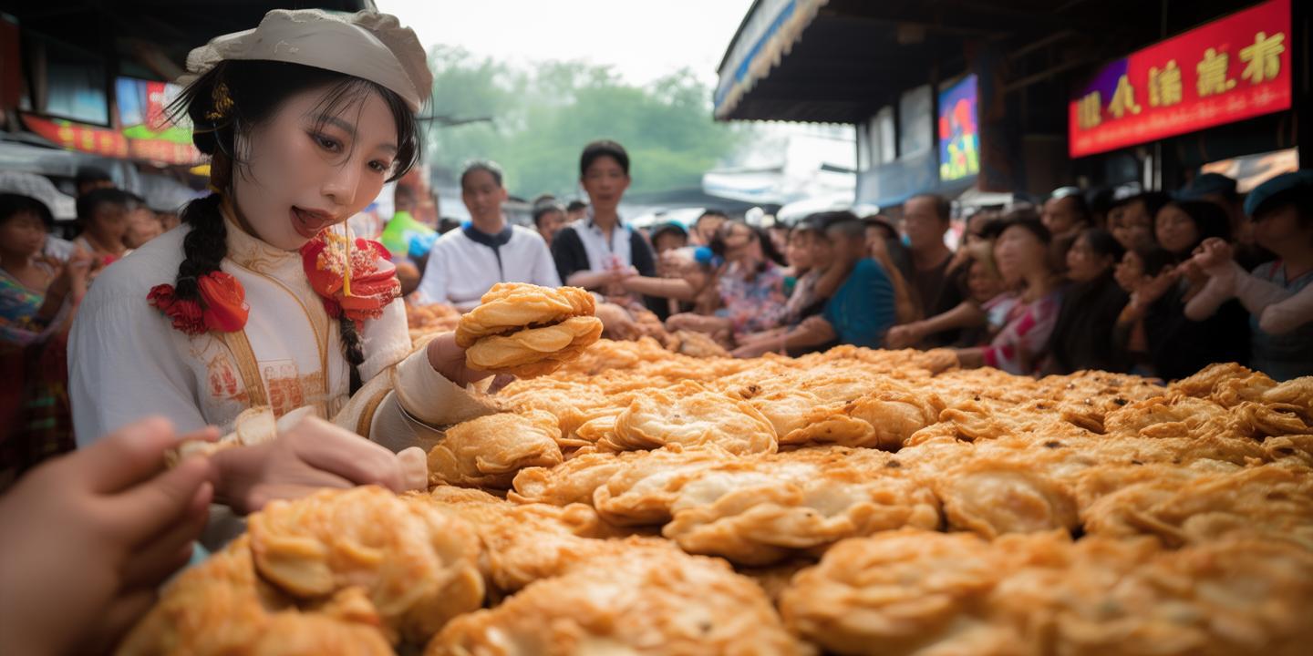 “武城旋饼西施直播破圈,单场卖出5万张,助力乡村游火爆升温”